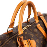 Louis Vuitton Monogram Canvas Keepall 60 Bandoulière Travel Bag