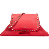 Valentino Garavani Pink Leather Rockstud Flap Crossbody Bag