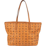 MCM Monogram Visetos Liz Reversible Shopper Tote Shoulder Bag