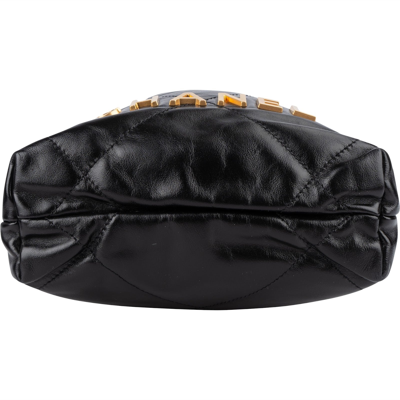Chanel 22 Stitching Lambskin Small Drawstring Bag Handbag - vintageandkickz