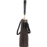 Coach Monogram Signature Canvas Large Town Bucket Crossbody Shoulder Bag