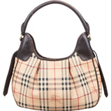 Burberry Haymarket Check Brooklyn Hobo Shoulder Bag
