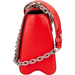 [🔄️B08 / F34] Louis Vuitton Red Epi Leather Twist MM Crossbody Bag - vintageandkickz