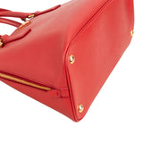 Prada Red Saffiano Leather Promenade Handbag