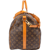 Louis Vuitton Monogram Canvas Keepall 55 Bandoulière Travel Bag