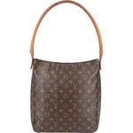 [🔄️B15 / F03] Louis Vuitton Canvas Monogram Looping MM Crossbody Bag - vintageandkickz