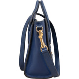 Céline Blue Grained Leather Nano Luggage Crossbody Handbag
