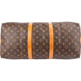 Louis Vuitton Monogram Canvas Keepall 50 Bandoulière Travel Bag