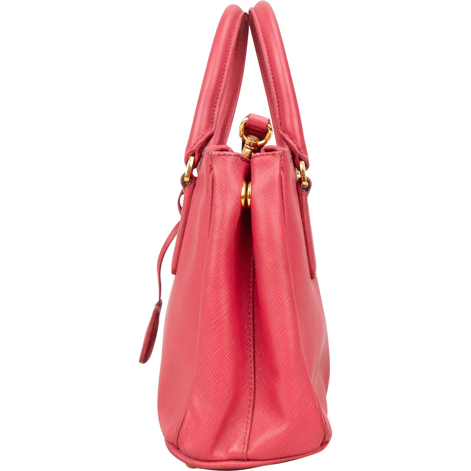 Prada Saffiano Leather Small Galleria Tote Handbag - vintageandkickz