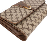 Gucci Monogram GG Supreme Canvas Vintage Flap Crossbody Bag