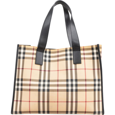 Burberry Nova-Check Monogram Shoulder Bag