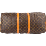 Louis Vuitton Monogram Canvas Keepall 55 Bandoulière Travel Bag