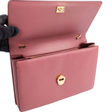 Salvatore Ferragamo Saffiano Leather Vara Bow Flap Crossbody Bag
