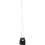 Prada Quilted Re-Nylon Triangle Mini Pouch Crossbody Bag