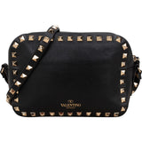 Valentino Garavani Leather Rockstud Camera Crossbody Bag