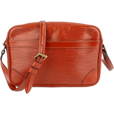 Louis Vuitton Cognac Epi Leather Trocadero 23 Crossbody Bag - vintageandkickz