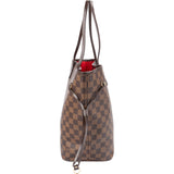 Louis Vuitton Monogram Damier Ebene Neverfull MM Shoulder Bag