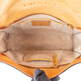 Prada Multicolor Striped Canvas Small Coffer Handbag