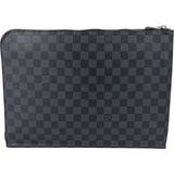 Louis Vuitton Monogram Damier Graphite Mick PM Porte Documents Clutch