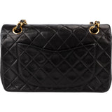 Chanel Quilted Lambskin 24K Gold Small Double Flap Shoulder Bag