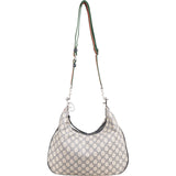 Gucci Monogram GG Supreme Attache Hobo Crossbody Bag