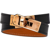 Hermès Leather Kelly Double Tour Bracelet