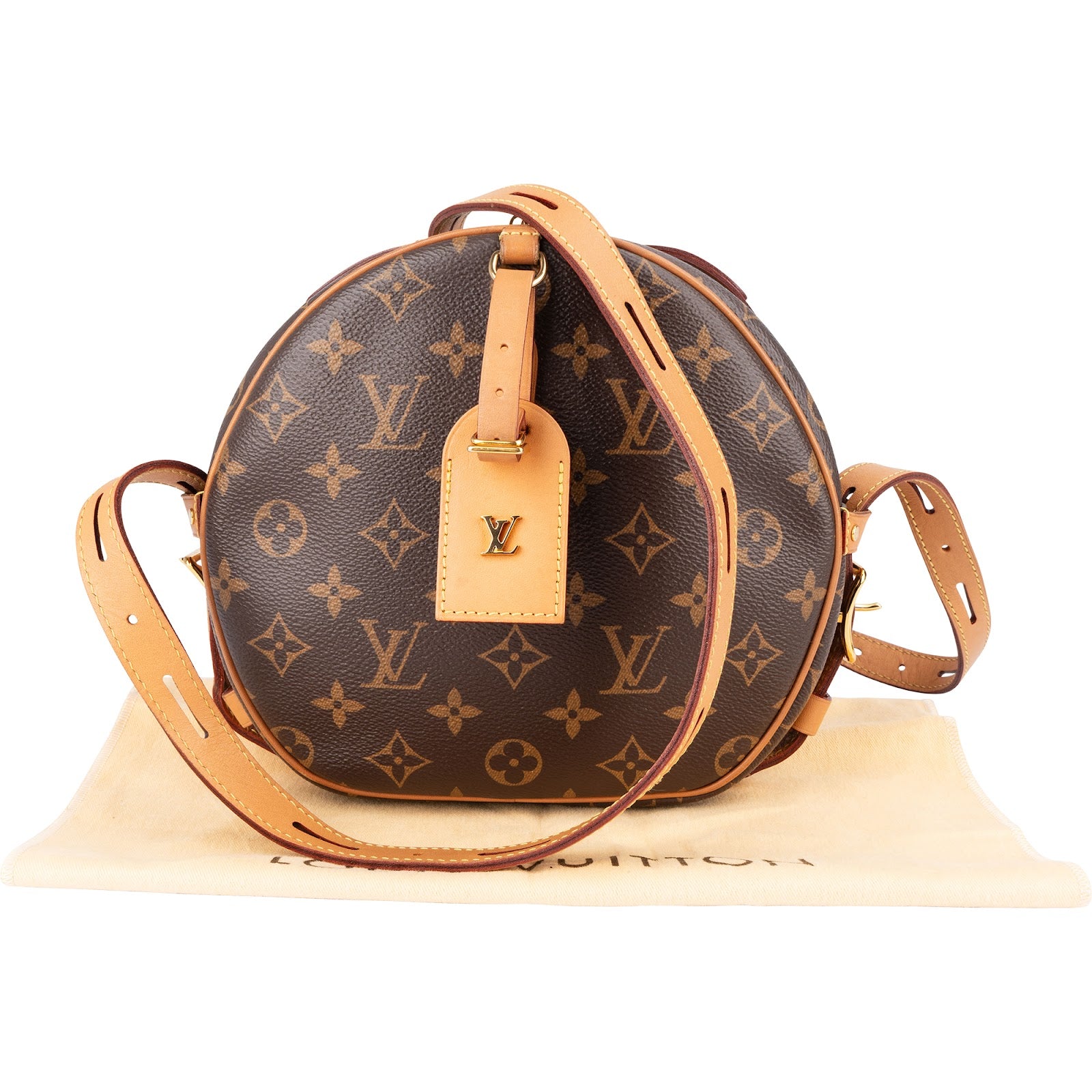 Louis Vuitton Monogram Canvas Boite Chapeau Souple MM Crossbody Bag - vintageandkickz