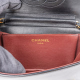 Chanel Quilted Lambskin Small 24K Gold Single Flap Shoulder Bag