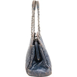 Chanel Quilted Crinkled Lambskin Just Mademoiselle Bowling Shoulder Bag