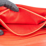 Prada Leather Face Continental Wallet