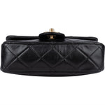 Chanel Quilted Lambskin Pearl Mini Single Flap Crossbody Bag - vintageandkickz
