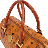 MCM Monogram Visetos Boston Handbag