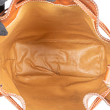 Celine Macadam Monogram Drawstring Bucket Shoulder Bag