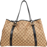 Gucci Monogram GG Interlocking G Tote Shoulder Bag