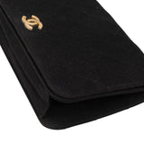 [🔄️B14 / F17] Chanel Quilted Cotton Medium Single Flap Crossbody Bag - vintageandkickz