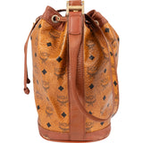 MCM Monogram Visetos Drawstring Bucket Crossbody Bag