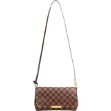 Louis Vuitton Monogram Damier Ebene Favorite MM Crossbody Handbag