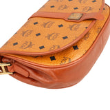 MCM Monogram Visetos Half Moon Saddle Crossbody Bag