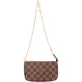 Louis Vuitton Monogram Damier Ebene Mini Pochette Accessoires Shoulder Bag