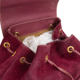 Gucci Suede Bamboo Backpack - vintageandkickz