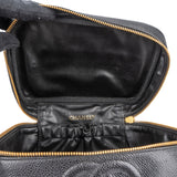 Chanel Caviar Leather CC Vanity Case Handbag