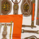 Hermès Harnais des Présidents Silk Carre 90 Scarf Tuch