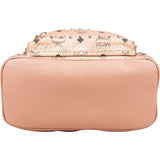 MCM Visetos Monogram Metallic Stark Studded Backpack