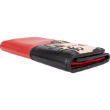 Prada Leather Face Continental Wallet