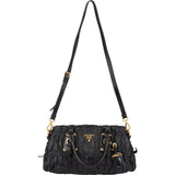 Prada Nappa Leather Gaufre Satchel Handbag