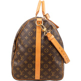 Louis Vuitton Monogram Canvas Keepall 60 Bandoulière Travel Bag