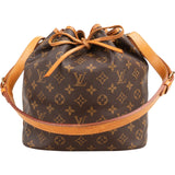 Louis Vuitton Monogram Canvas Sac Noé Petit Shoulder Bag