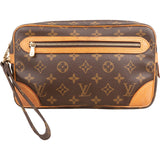 Louis Vuitton Canvas Monogram Marly Dragonne Clutch