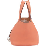 Hermès Crevette Rose Taurillon Clemence Picotin Lock 18 (PM) Handbag