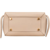 Celine Beige Grained Calfskin Belt Handbag